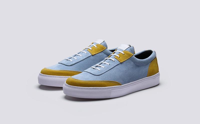 Grenson M.I.E. Sneaker Mens Sneakers - Blue Suede VN6745